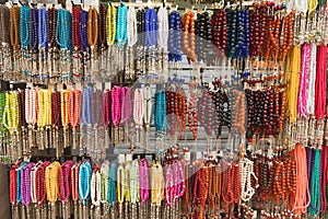 Colorful tehbih, hanging love grows