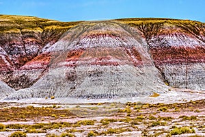 Colorful The Tepees Painted Desert Petrified Forest National Park Arizona