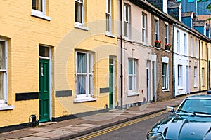 Colorful terraced houses photo