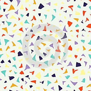 Colorful terrazzo pattern