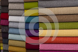 Colorful textile palette. Texture background