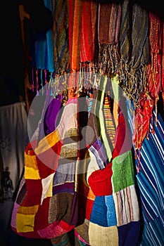 Colorful textiles