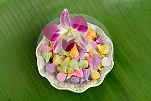 Colorful Thai Dessert candy Aalaw.