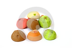 Colorful of Thai mochi photo