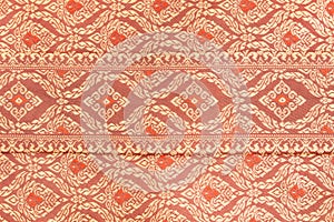 Colorful thai silk texture