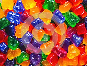 colorful THC jelly beans