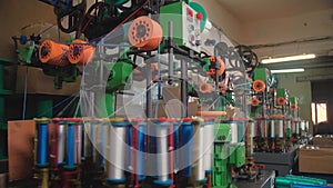 Colorful Threads Machine Production