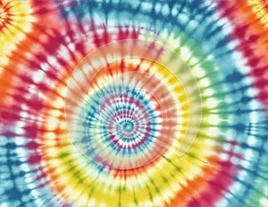 Colorful tie dye fabric pattern background