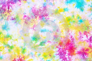 Colorful tie dye pattern abstract background. photo