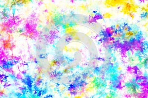 Colorful tie dye pattern abstract background. photo