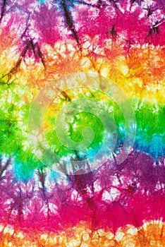 Colorful tie dye pattern abstract background