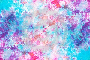 Colorful tie dye pattern abstract background