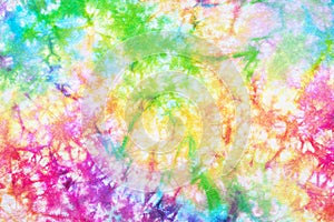 Colorful tie dye pattern abstract background photo