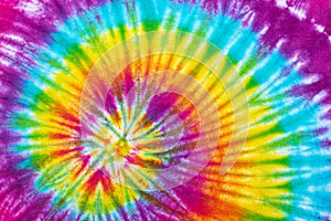 Colorful tie dye pattern abstract background. photo