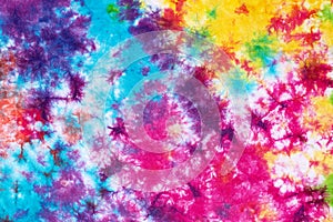 Colorful tie dye pattern abstract background photo