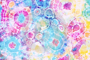 Colorful tie dye pattern abstract texture background