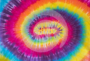 Colorful Tie Dye Spiral Pattern Design