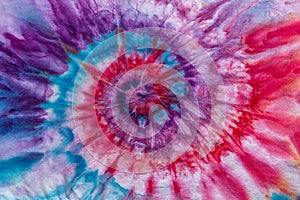 Colorful Tie Dye Swirl Design