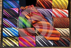 Colorful ties