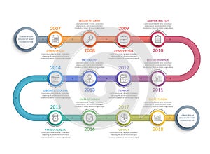 Timeline Infographics photo