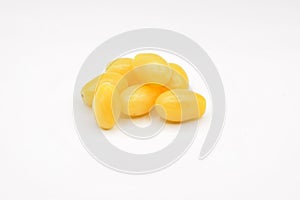 Colorful Tiny Tomatoes on White Background