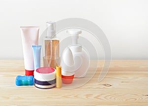 Colorful toiletries