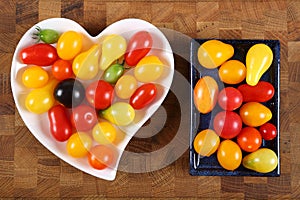 Colorful tomatoes