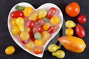 Colorful tomatoes