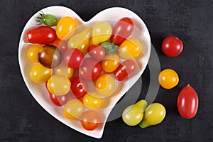 Colorful tomatoes