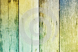 Colorful tone rough wooden texture background