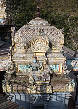 Colorful tower of Meenakshi Amman Temple