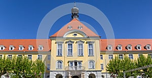 Colorful town hall building in Herford photo