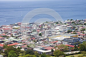 Colorful Town of Rosseau Dominica