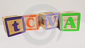 Colorful toy blocks