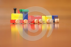 Farbistý hračka vlak 