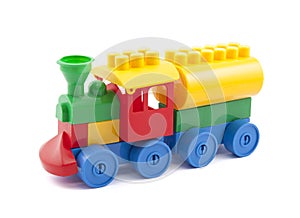 Colorful toy train