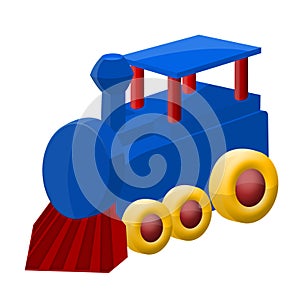 Colorful toy train