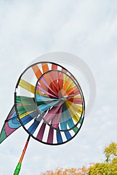 Colorful toy windmill