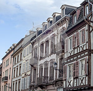 Colorful traditional french houses in Petite Venise, Colmar, France