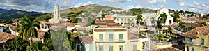 Colorful traditional houses in the colonial town of Trinidad