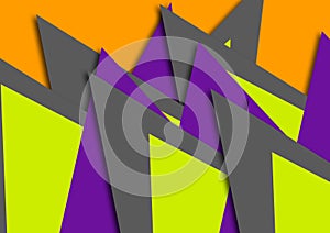 Colorful triangle shapes background image for commercial use