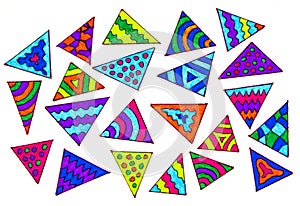 Colorful triangles