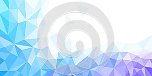 Colorful triangles background and copy space