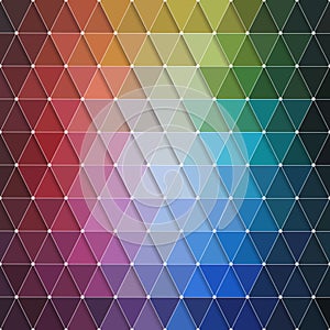 Colorful Triangles Pattern