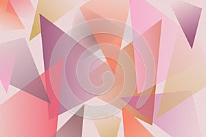 Colorful triangular party theme shaded Abstract rough background wallpaper in vector.