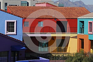 Colorful Tucson Buildings