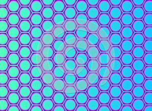 Colorful Turquoise hexagon futuristic pattern. Stylish Honeycomb pattern. Modern Colorful Trendy hexagons pattern design.