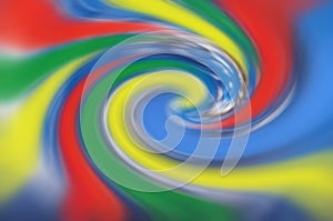 Colorful twirl