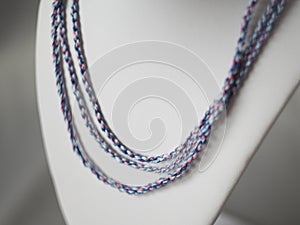 Colorful twisted cords jewelry