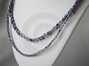 Colorful twisted cords jewelry